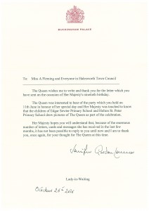 Queen's letter